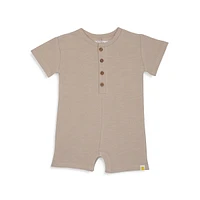 Baby Boy's Party Short-Sleeve Romper