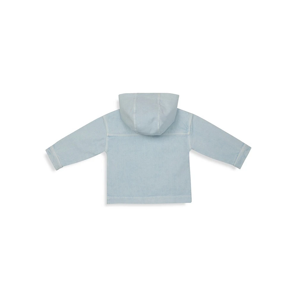 Baby Boy's & Little Hooded Denim Jacket