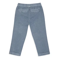 Baby Boy's & Little Organic Cotton Poplin Joggers