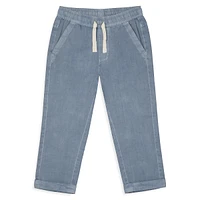 Baby Boy's & Little Organic Cotton Poplin Joggers