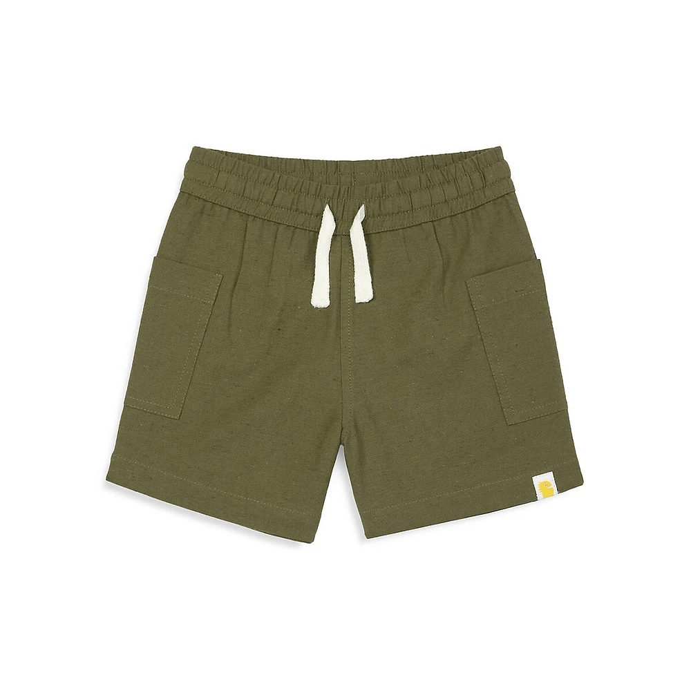 Baby Boy's & Little Cotton Linen Shorts