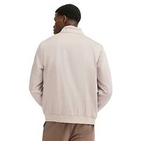 Snap-Trim Bomber Jacket