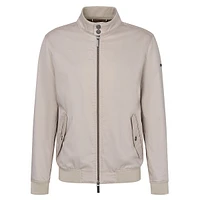 Snap-Trim Bomber Jacket