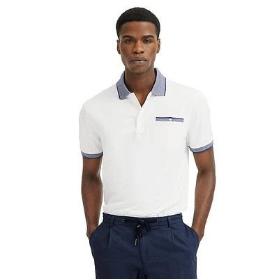 Tipped Pocket Polo Shirt