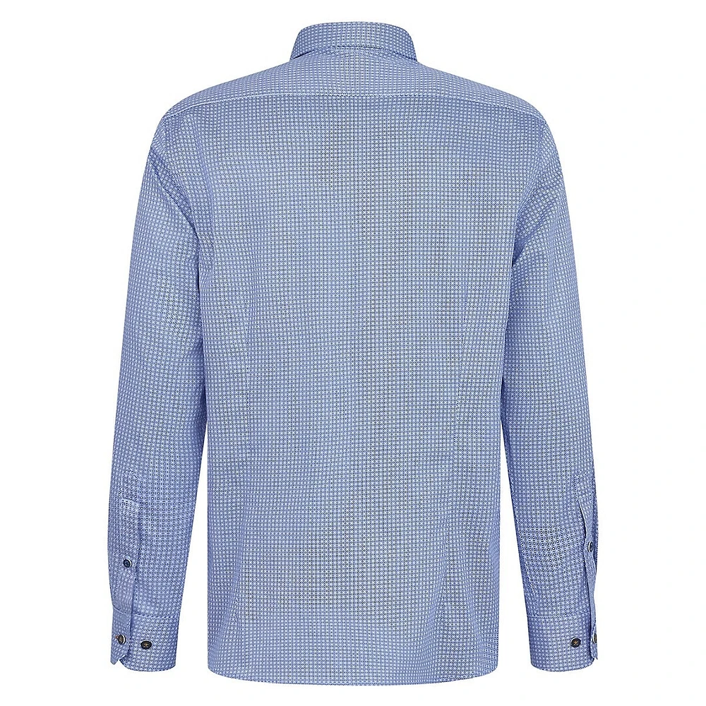 Geo-Print Modern-Fit Shirt