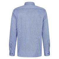 Chemise coupe moderne à imprimé géométrique