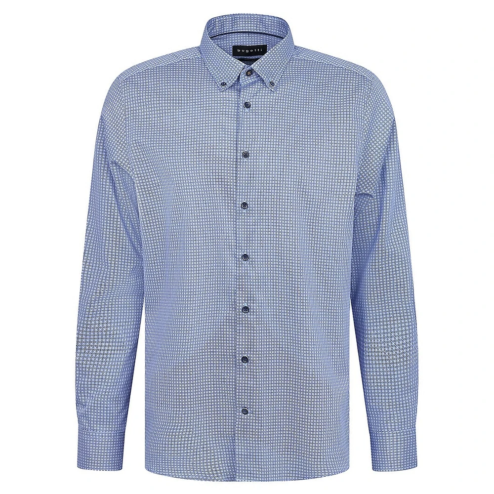 Geo-Print Modern-Fit Shirt