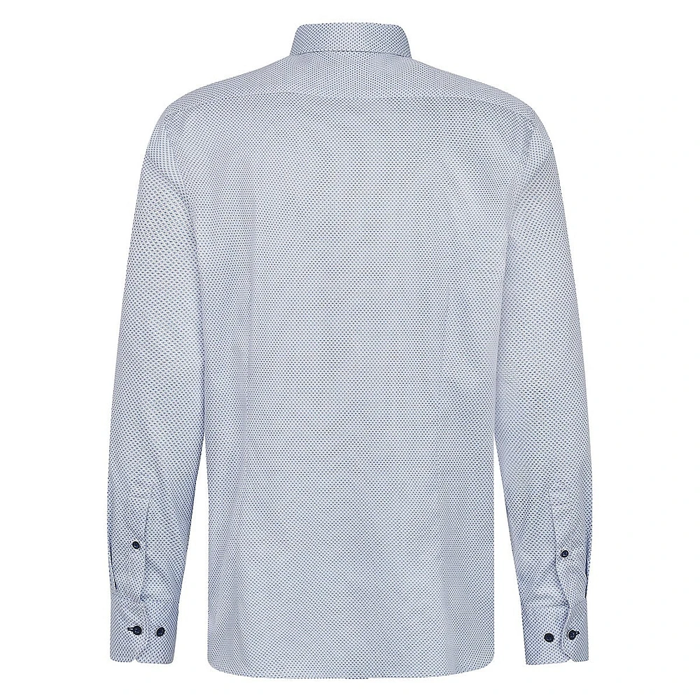 Fine-Geo Cotton Shirt