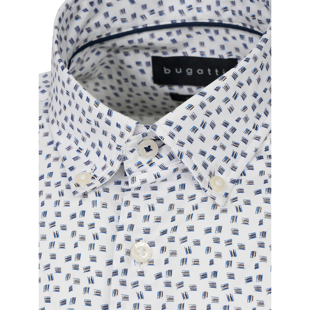 Abstract-Dot Cotton Shirt