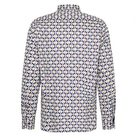 Geo-Print Cotton Shirt