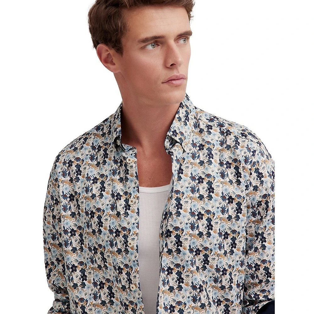 Floral Modern-Fit Shirt