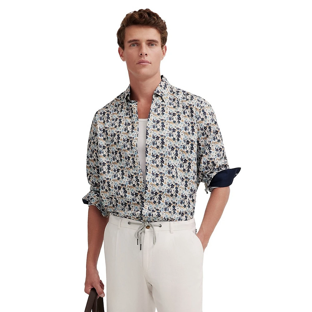 Floral Modern-Fit Shirt