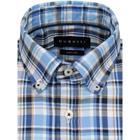 Plaid Short-Sleeve Modern-Fit Shirt