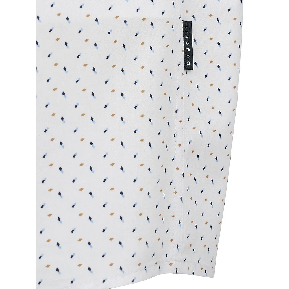 Chemise en coton à pois