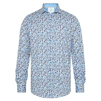 Citrus-Print Regular-Fit Shirt