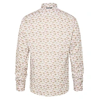 Fish-Print Regular-Fit Shirt