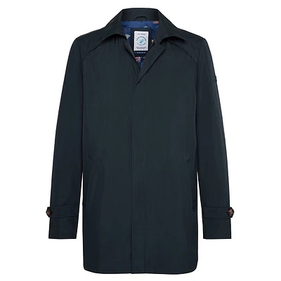 Zip-Front Classic Overcoat