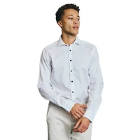 Bautista Modern-Fit Dobby Dress Shirt