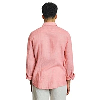 Chemise en lin et coton à coupe décontractée moderne Antonelli