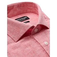 Chemise en lin et coton à coupe décontractée moderne Antonelli