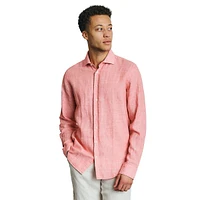 Chemise en lin et coton à coupe décontractée moderne Antonelli