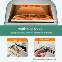 Pizza Ovens Wood Pellet Pizza Maker Portable Pizza Grill Outdoor Machine