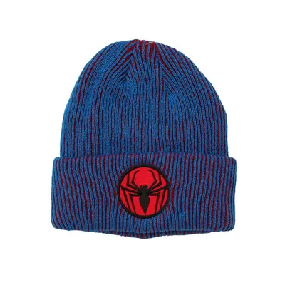 Marvel Spider-man Two Toned Logo Knit Beanie
