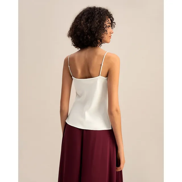 Square Neck Silk Cami