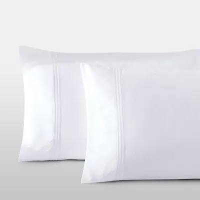 Triple Luxe Sateen Pillowcase Set | Hotel Collection