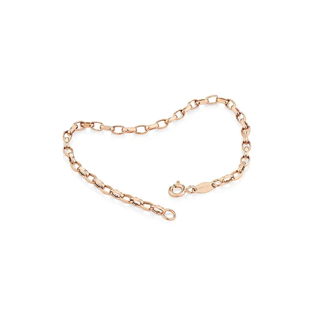 Michael Hill 19cm (7.5) 3mm-3.5mm Width Belcher Bracelet In 10kt