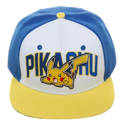 Pokemon Pikachu Men's Snapback Hat Cap