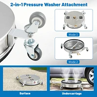 16.5" Pressure Washer Surface Cleaner Stainless Steel Surface Cleaner Attachment