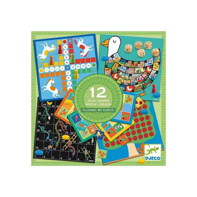 Box 12 giochi Djeco