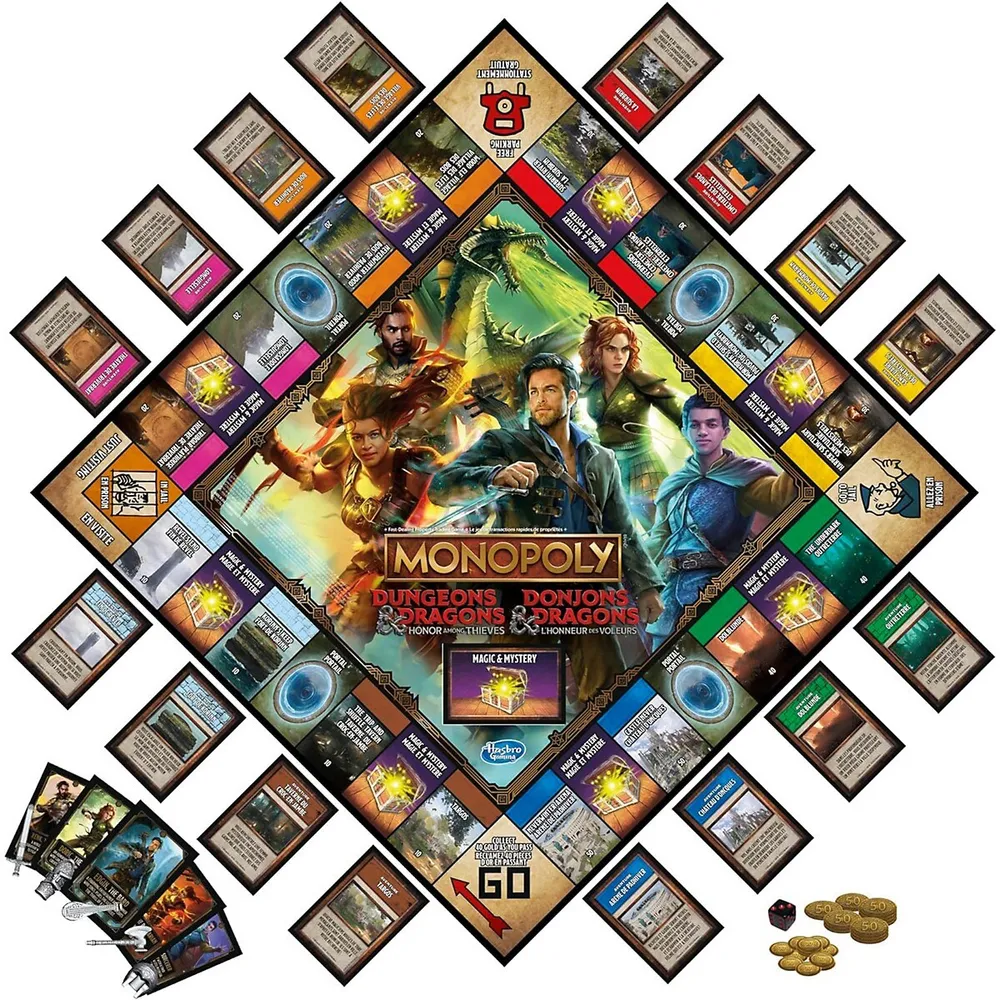 Monopoly Dungeons & Dragons: Honor Among Thieves Game