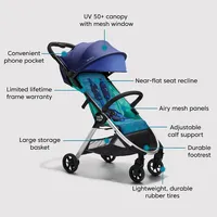 City Tour 2 Stroller With Travel Accessories Bundle