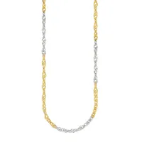 10kt Singapore Yellow Chain Necklace