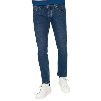 Male Regular Waist Skinny Fit Jeans