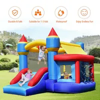 Inflatable Bounce House Castle Slide Bouncer Shooting Net