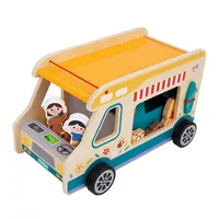 Camper Van Play Set - 13pcs - Toy Rv Caravan For Kids, Ages 3+