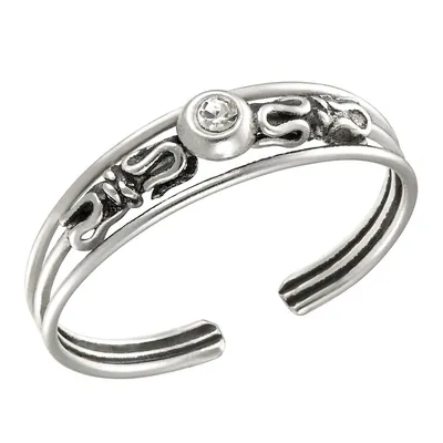 Sterling Silver Bali With Split Shank Ring