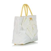 Pre-loved Tessuto Bow Tote Bag