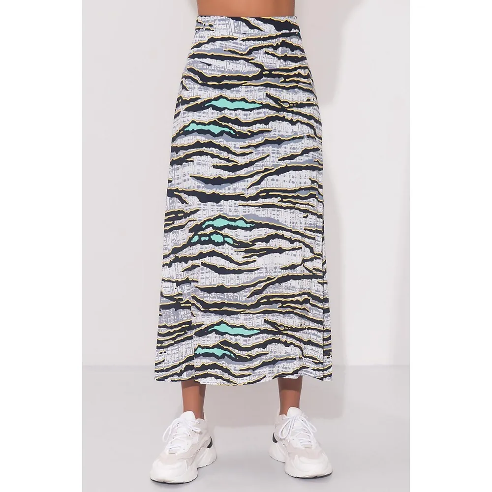 Midi Skirt With Pattern