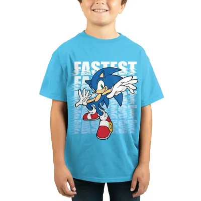 Sega Sonic The Hedgehog Fastest Kids Tee