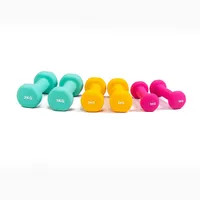 Dumbbells Set With Rack, 3 Pairs Of Neoprene Free Weights Stand