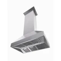 Coppito -inch Wall Mount Range Hood, 1200 CFM Double Motor, 4 Speed Control, All Stainless Steel