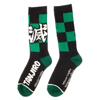 Demon Slayer Tanjiro Kamado Kanji Crew Socks