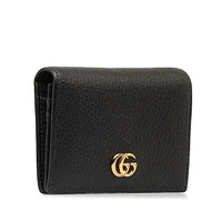 Pre-loved Gg Marmont Leather Card Holder