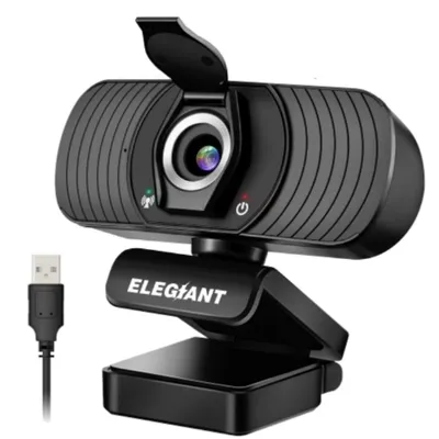 1080p Webcam With Microphone, Full Hd Camera With Privacy Cover For Pc Laptop, Desktop, Plug And Play For Conference Call, Skype, Zoom