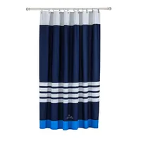 Nautical Blanket Stripe Shower Curtain
