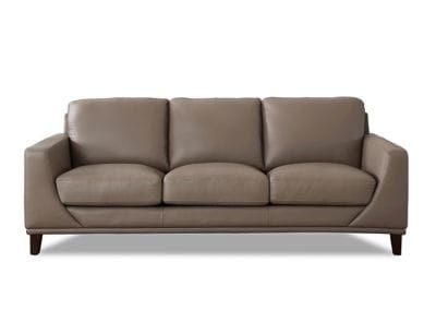 Soma 92 In. Leather Sofa
